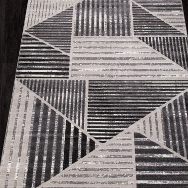 Ковер QP004 - WHITE / WHITE - Прямоугольник - коллекция ECLIPSE