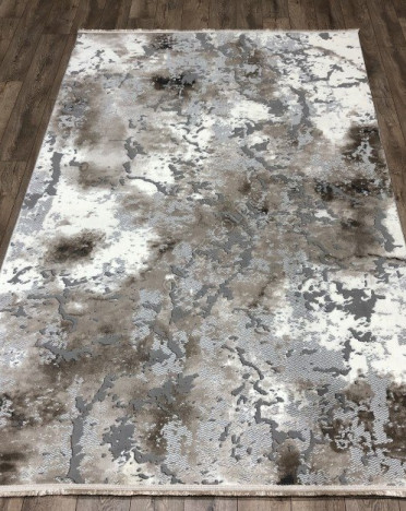 Турецкий ковер Elite Carpet OTTO 30046A (Акрил, серый)