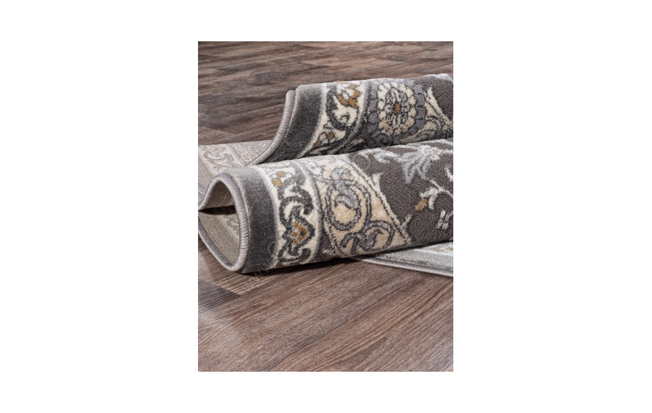 Ковер российский D740 DARK GRAY овальный - коллекция SERENITY