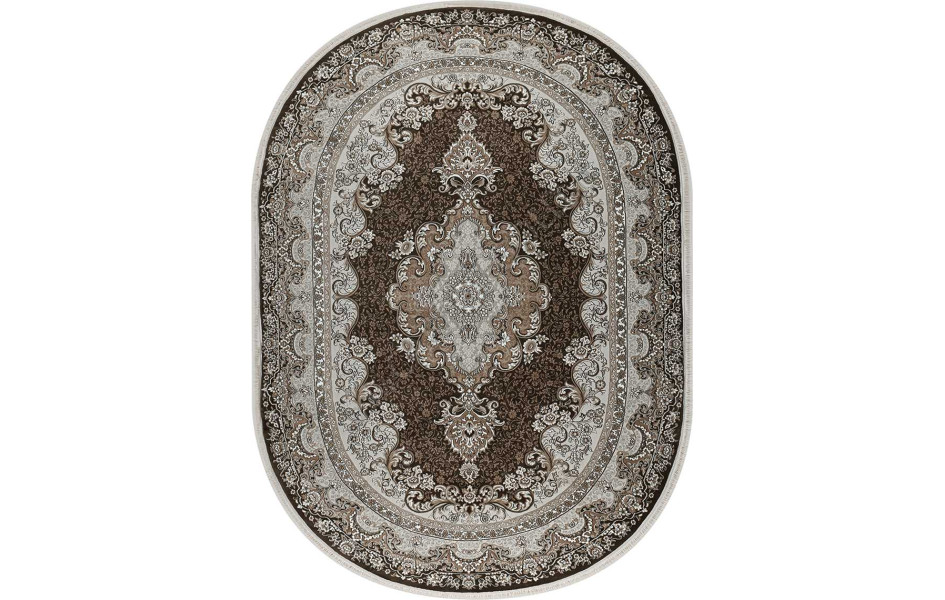 37122A OVAL BROWN / BROWN Avangard