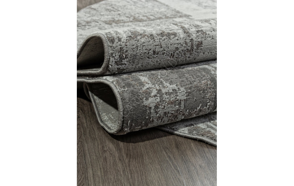 Ковер F237 - GRAY-BEIGE - Овал - коллекция GRAFF