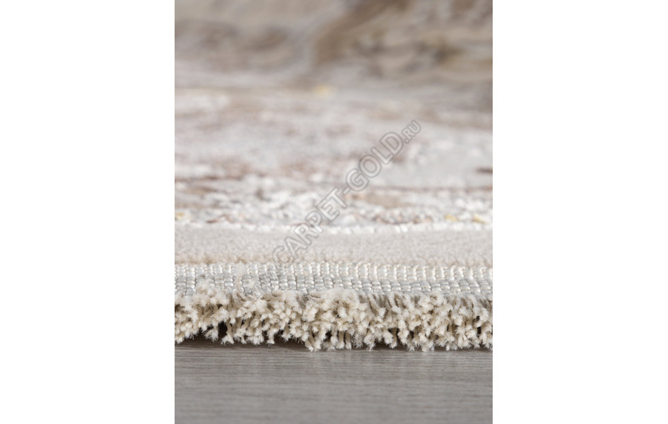 Ковер A050B - L.BEIGE / CREAM - Овал - коллекция ZARINA