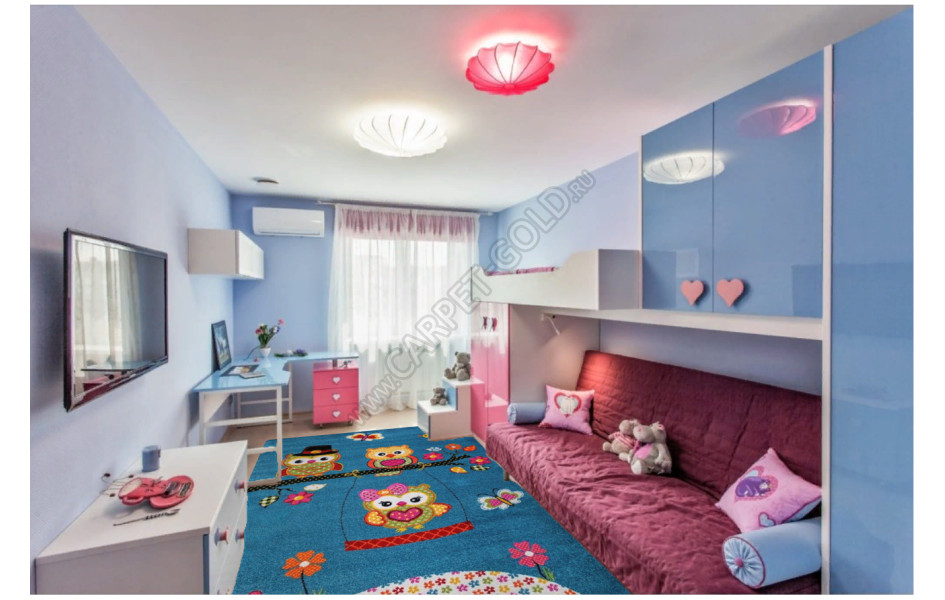 Детский ковер Merinos CRYSTAL_2740_BLUE